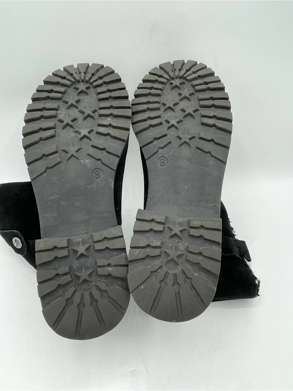 Bjorndal Aspen Black Suede Fleece-Lined Short Winter Boots